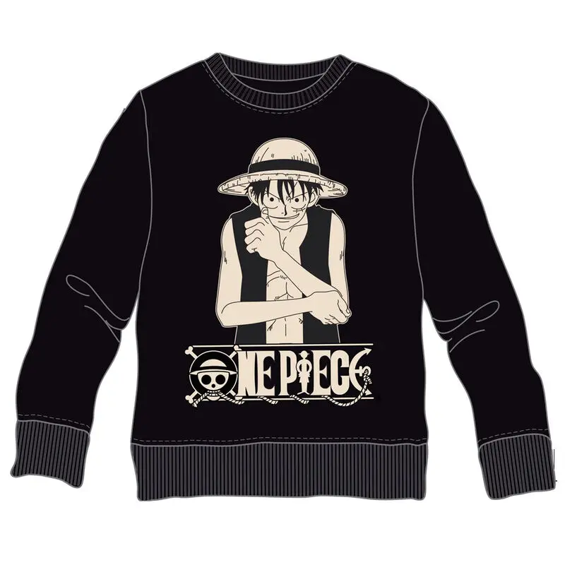One Piece Monkey D. Luffy gyerek pulóver termékfotó
