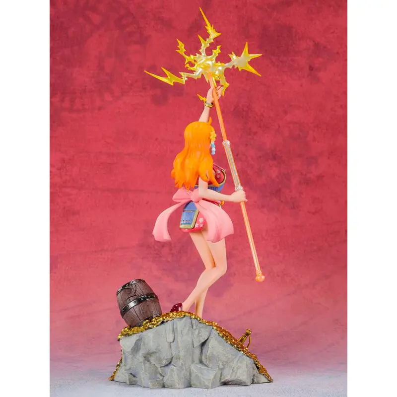 One Piece Nami by Eiichiro Oda WT100 Daikaizoku Hyakkei FiguartsZERO szobor figura 28cm termékfotó