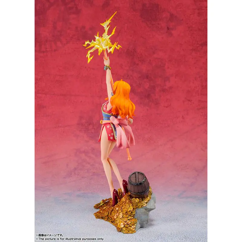 One Piece Nami by Eiichiro Oda WT100 Daikaizoku Hyakkei FiguartsZERO szobor figura 28cm termékfotó