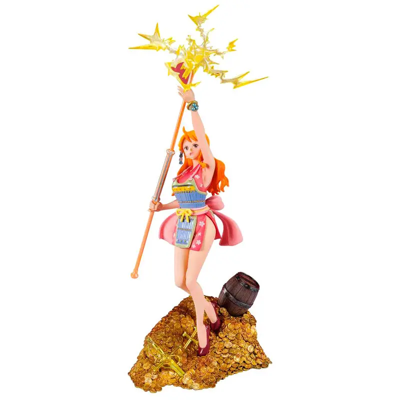 One Piece Nami by Eiichiro Oda WT100 Daikaizoku Hyakkei FiguartsZERO szobor figura 28cm termékfotó