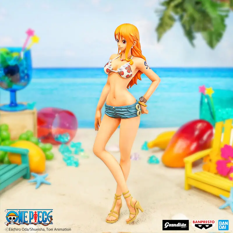 One Piece Nero Nami Grandista figura 28cm termékfotó
