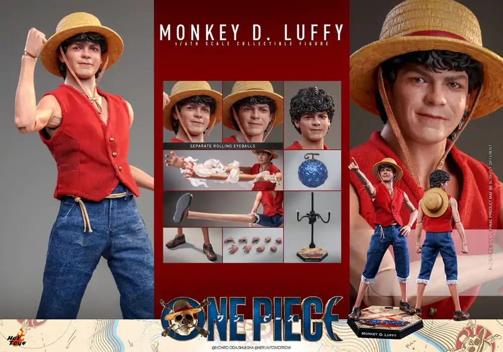 One Piece (Netflix)  1/6 Monkey D. Luffy akciófigura 31 cm termékfotó