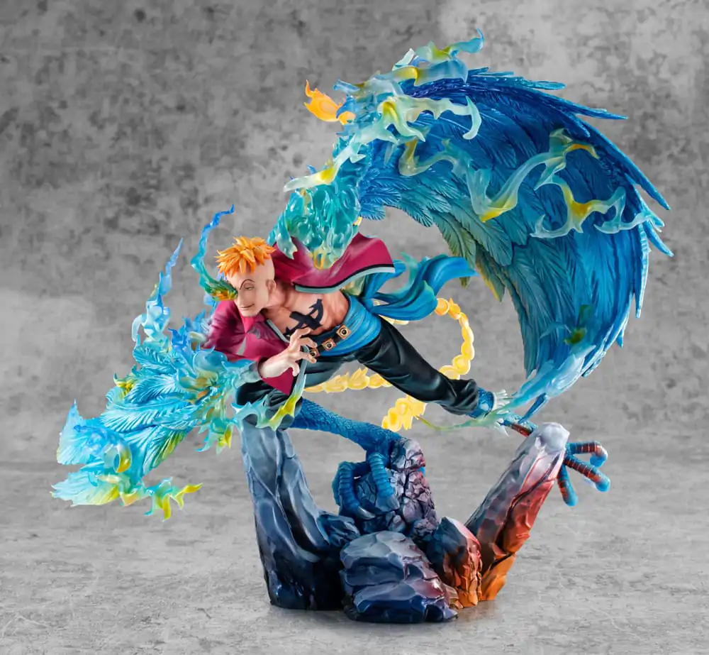 One Piece P.O.P MAS Maximum Marco the Phoenix Leader of 1st group of Whitebeard Pirates PVC szobor figura 32 cm termékfotó