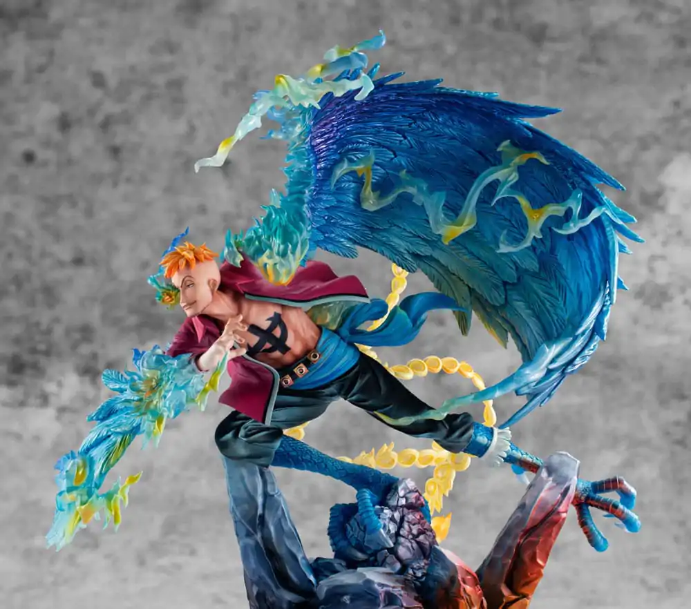 One Piece P.O.P MAS Maximum Marco the Phoenix Leader of 1st group of Whitebeard Pirates PVC szobor figura 32 cm termékfotó