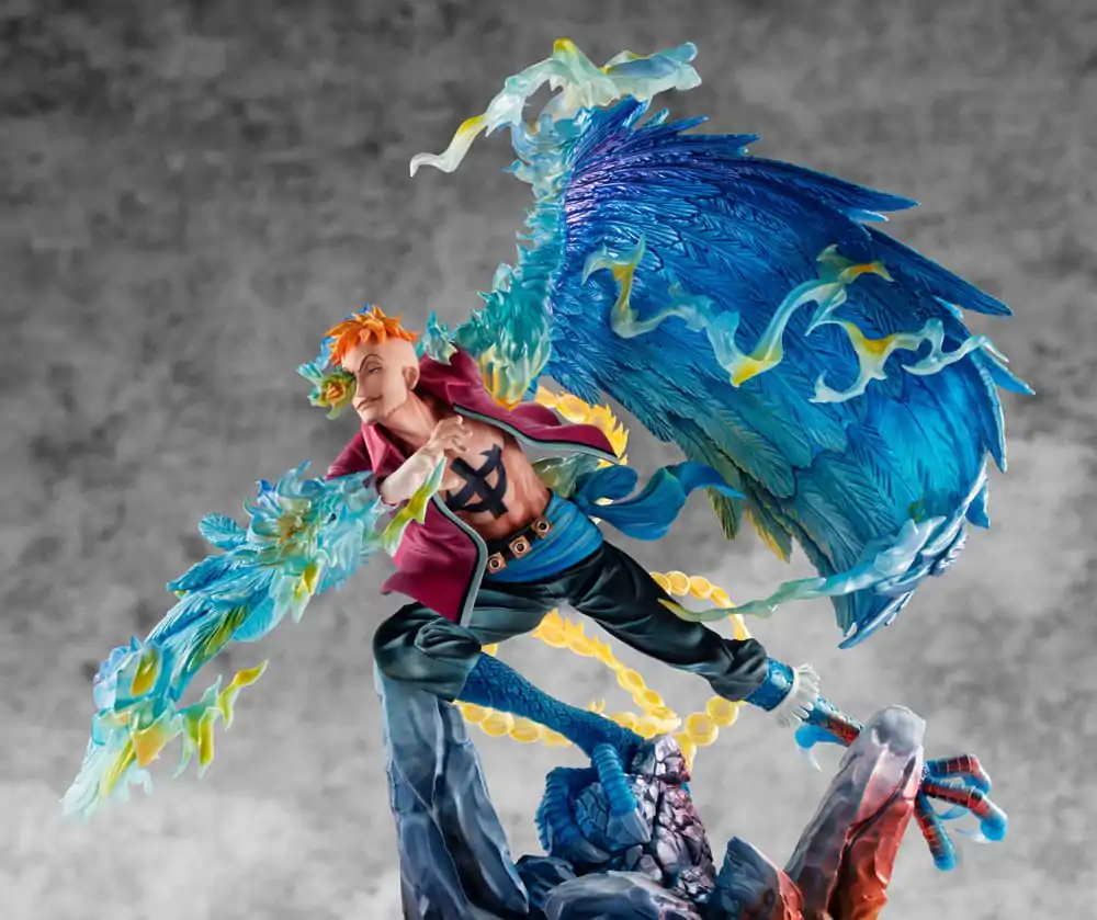 One Piece P.O.P MAS Maximum Marco the Phoenix Leader of 1st group of Whitebeard Pirates PVC szobor figura 32 cm termékfotó