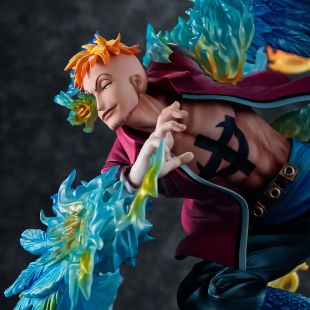 One Piece P.O.P MAS Maximum Marco the Phoenix Leader of 1st group of Whitebeard Pirates PVC szobor figura 32 cm termékfotó