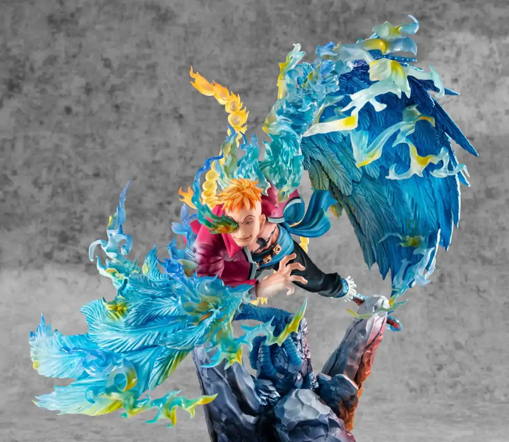 One Piece P.O.P MAS Maximum Marco the Phoenix Leader of 1st group of Whitebeard Pirates PVC szobor figura 32 cm termékfotó