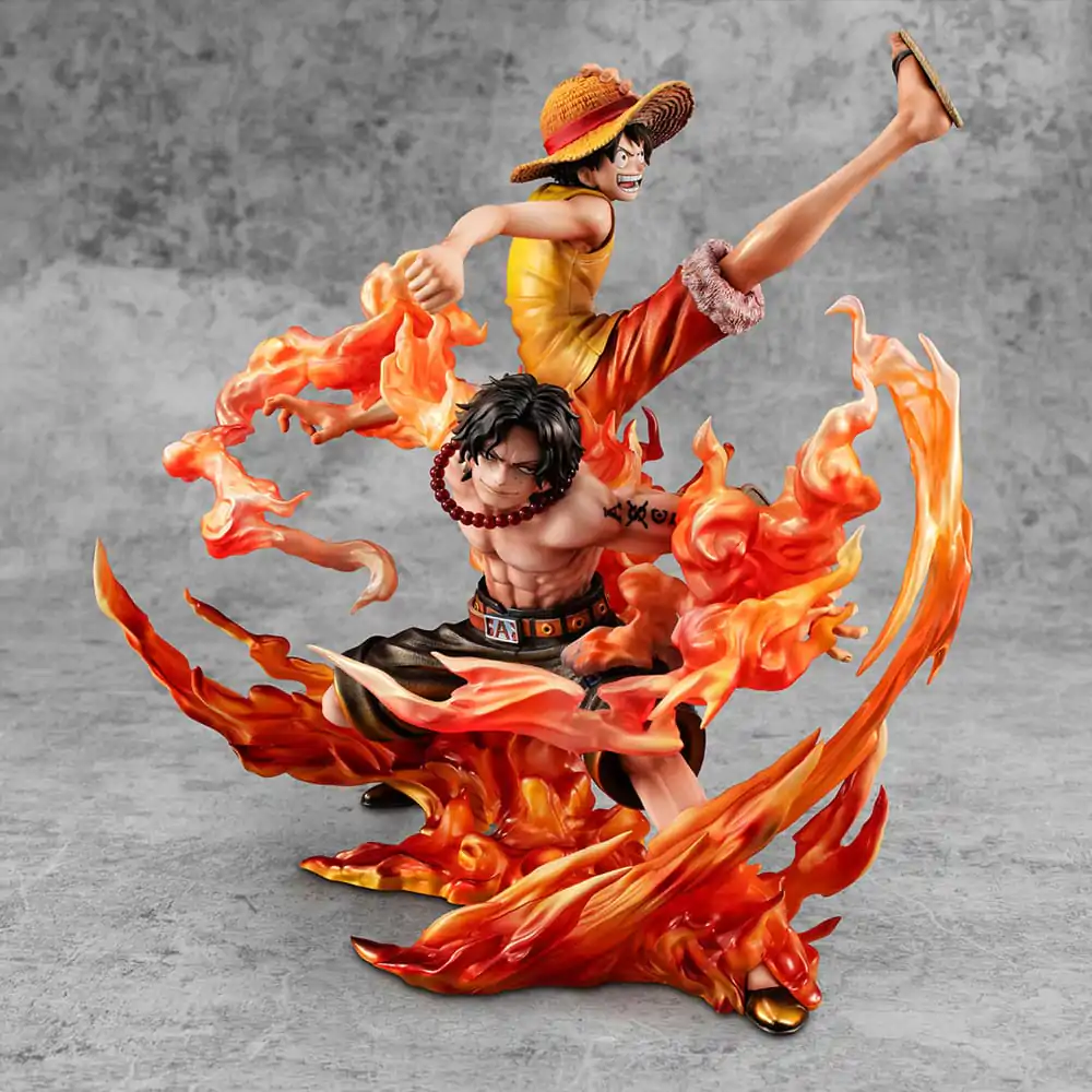 One Piece P.O.P NEO-Maximum Luffy & Ace Bond between brothers 20th Limited Ver. PVC szobor figura 25 cm termékfotó