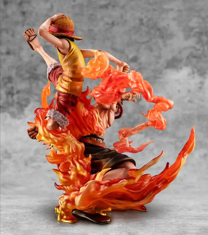 One Piece P.O.P NEO-Maximum Luffy & Ace Bond between brothers 20th Limited Ver. PVC szobor figura 25 cm termékfotó