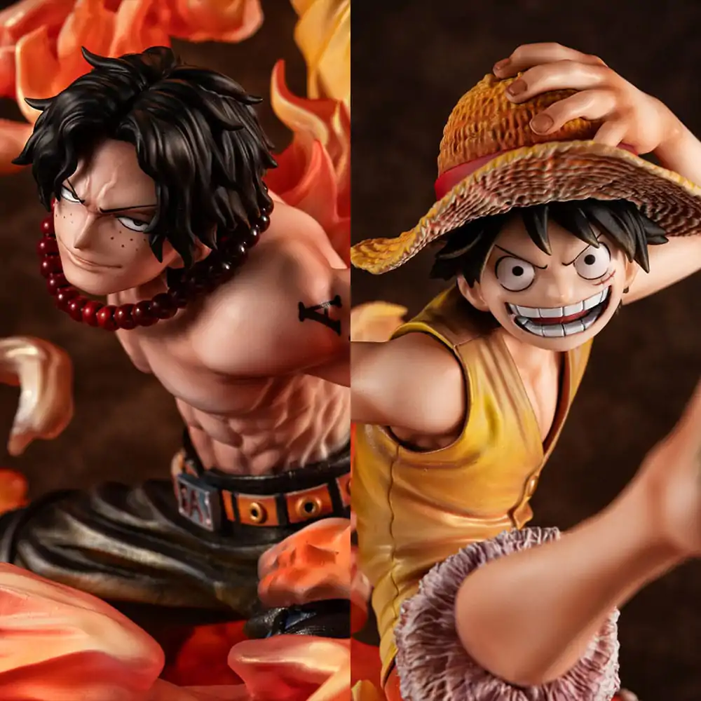 One Piece P.O.P NEO-Maximum Luffy & Ace Bond between brothers 20th Limited Ver. PVC szobor figura 25 cm termékfotó