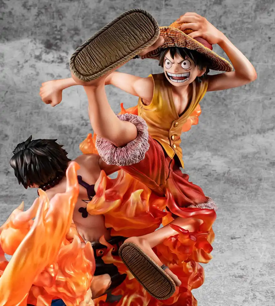 One Piece P.O.P NEO-Maximum Luffy & Ace Bond between brothers 20th Limited Ver. PVC szobor figura 25 cm termékfotó