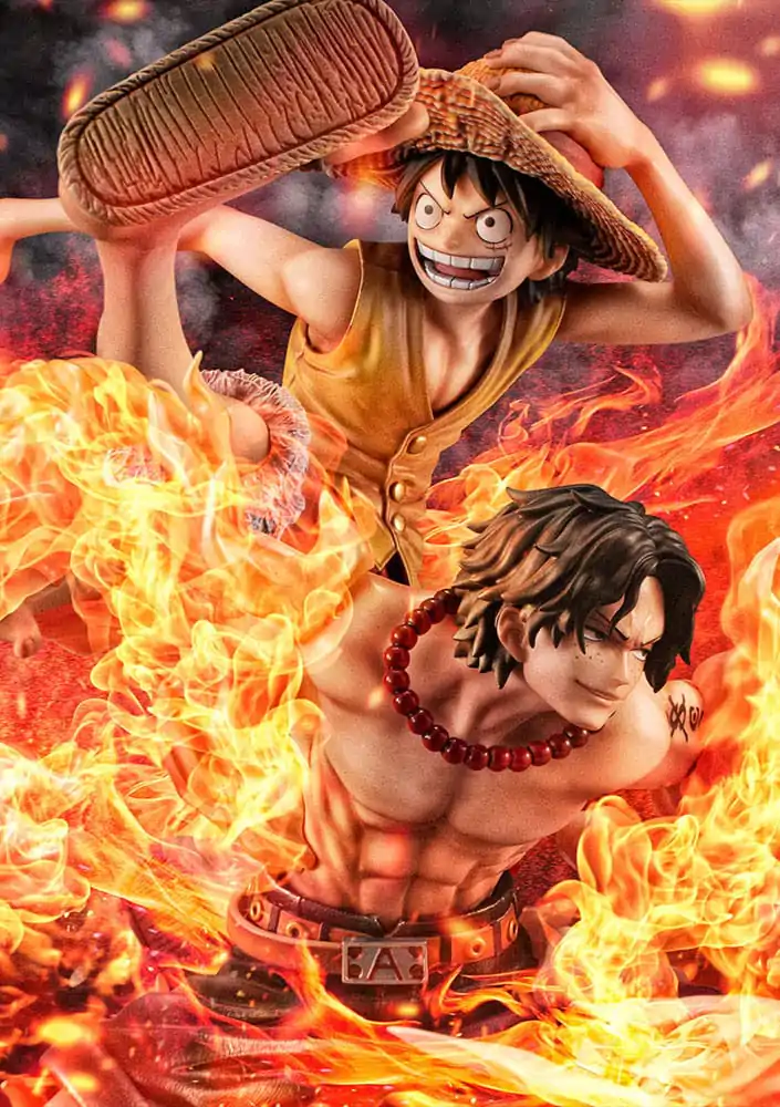 One Piece P.O.P NEO-Maximum Luffy & Ace Bond between brothers 20th Limited Ver. PVC szobor figura 25 cm termékfotó