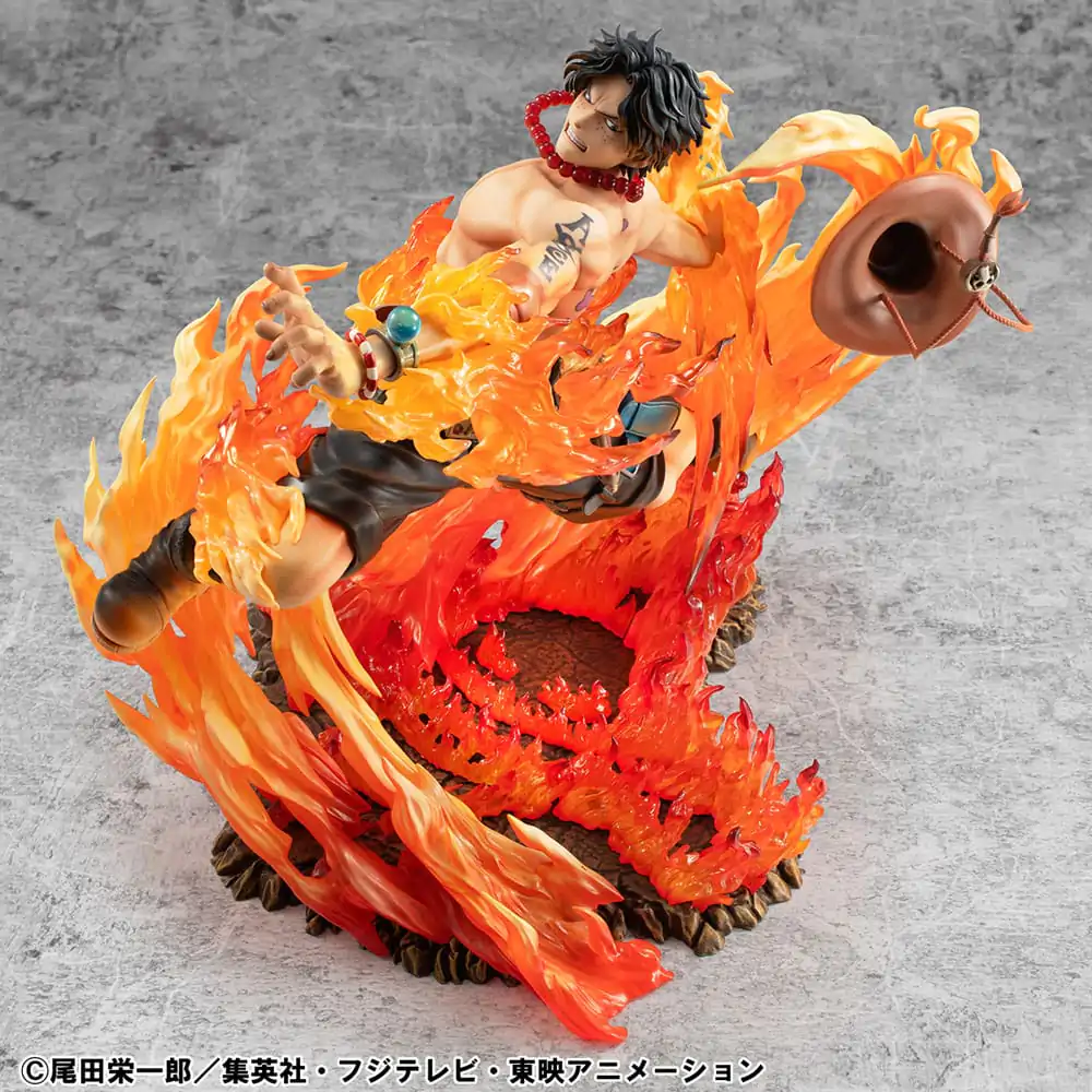 One Piece P.O.P NEO-Maximum Portgas D. Ace 15th Anniversary Super Limited Reprint Ver. PVC szobor figura 23 cm termékfotó