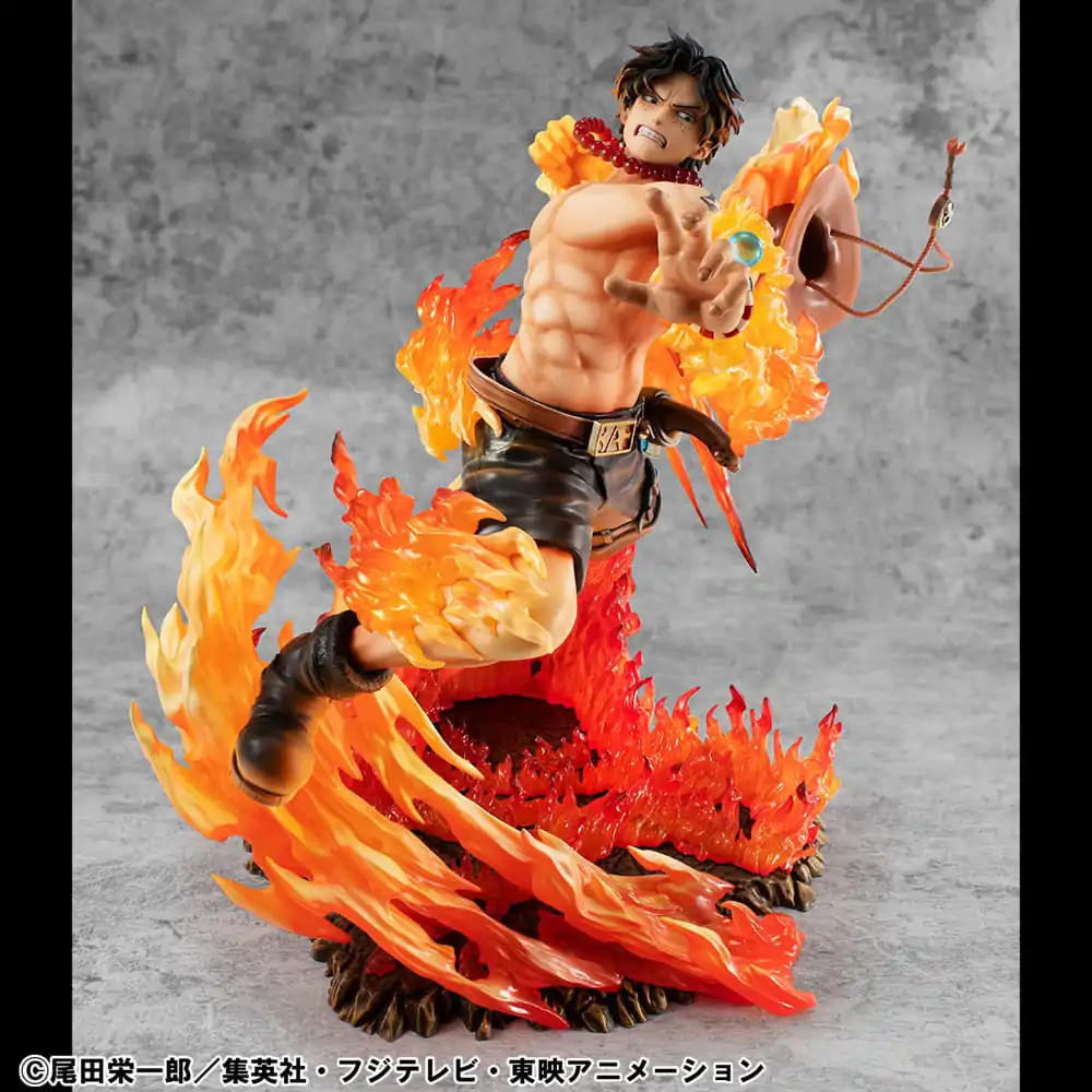 One Piece P.O.P NEO-Maximum Portgas D. Ace 15th Anniversary Super Limited Reprint Ver. PVC szobor figura 23 cm termékfotó