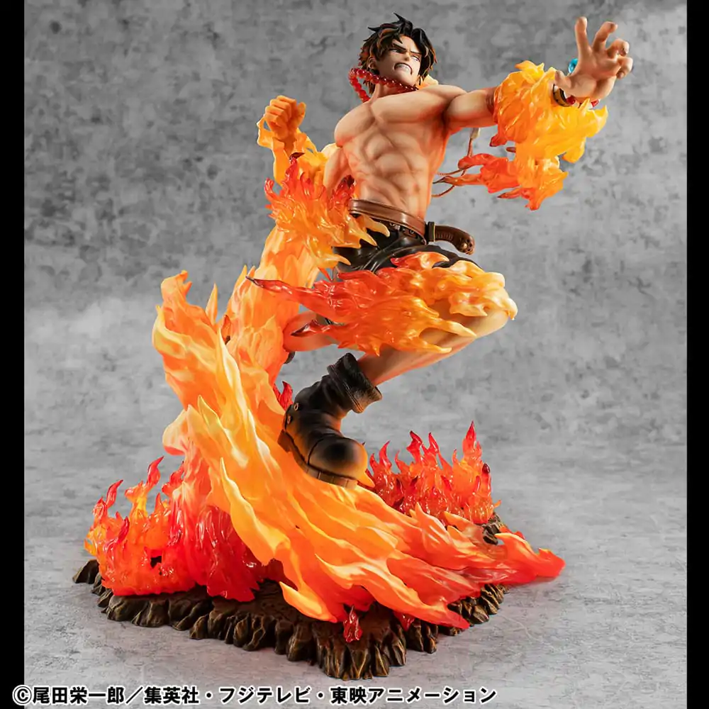 One Piece P.O.P NEO-Maximum Portgas D. Ace 15th Anniversary Super Limited Reprint Ver. PVC szobor figura 23 cm termékfotó