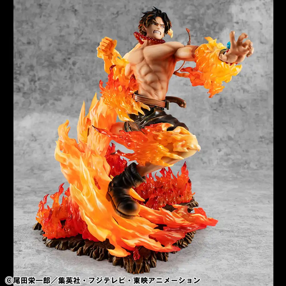 One Piece P.O.P NEO-Maximum Portgas D. Ace 15th Anniversary Super Limited Reprint Ver. PVC szobor figura 23 cm termékfotó