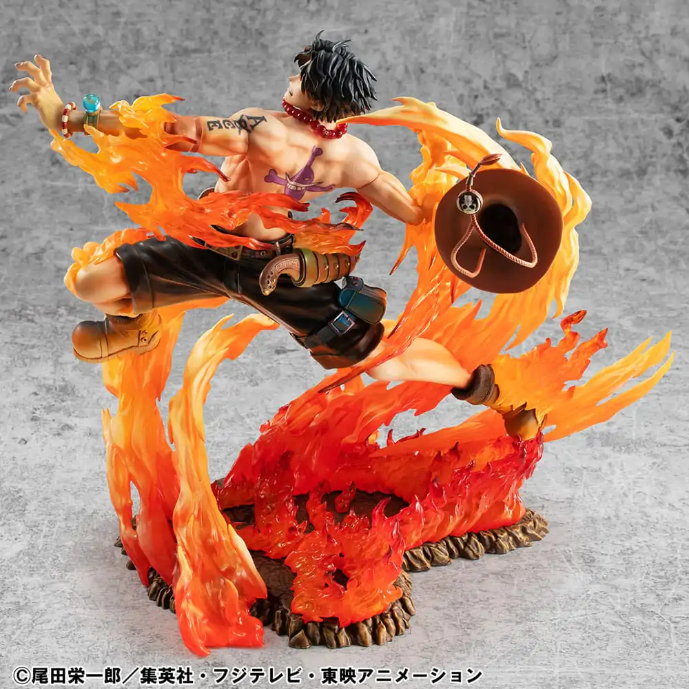 One Piece P.O.P NEO-Maximum Portgas D. Ace 15th Anniversary Super Limited Reprint Ver. PVC szobor figura 23 cm termékfotó