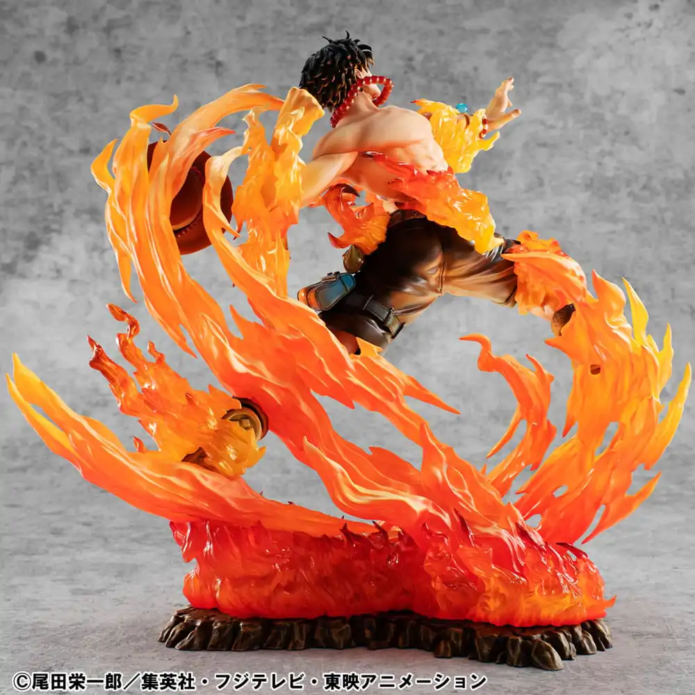 One Piece P.O.P NEO-Maximum Portgas D. Ace 15th Anniversary Super Limited Reprint Ver. PVC szobor figura 23 cm termékfotó