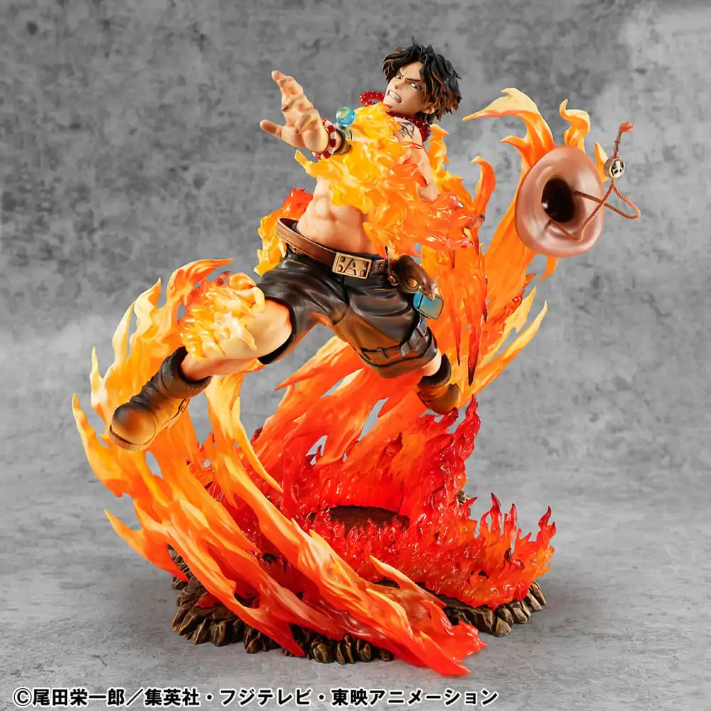 One Piece P.O.P NEO-Maximum Portgas D. Ace 15th Anniversary Super Limited Reprint Ver. PVC szobor figura 23 cm termékfotó