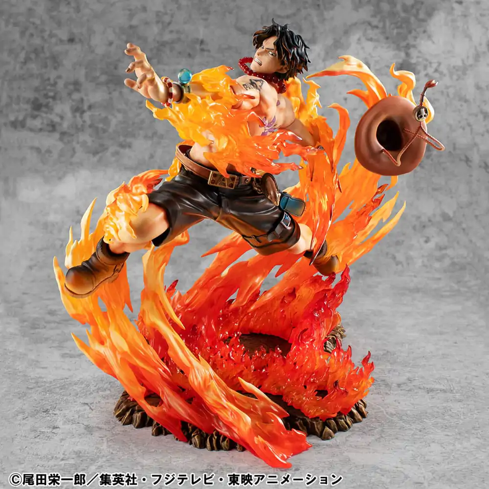 One Piece P.O.P NEO-Maximum Portgas D. Ace 15th Anniversary Super Limited Reprint Ver. PVC szobor figura 23 cm termékfotó