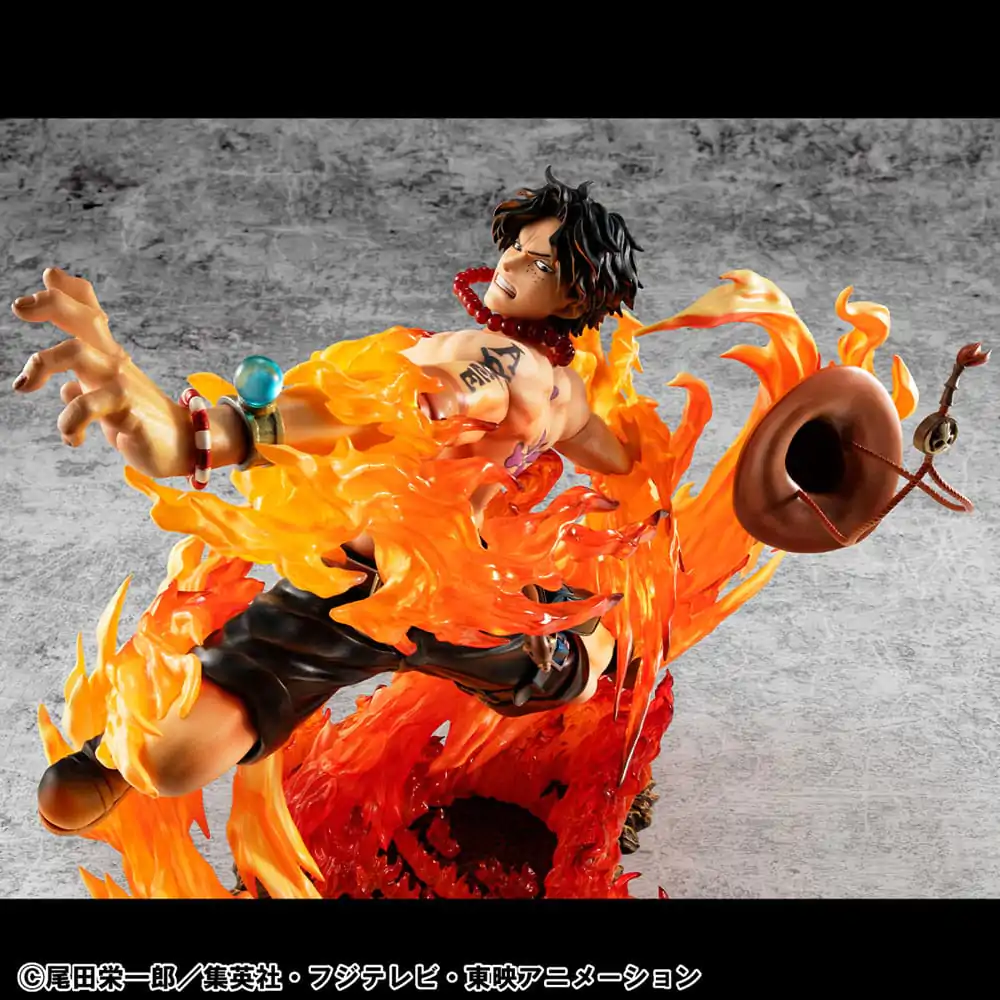 One Piece P.O.P NEO-Maximum Portgas D. Ace 15th Anniversary Super Limited Reprint Ver. PVC szobor figura 23 cm termékfotó