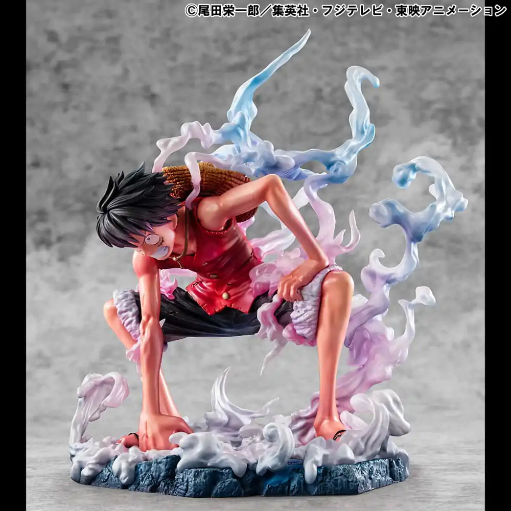 One Piece P.O.P PVC szobor figura Monkey D. Luffy Gear 2 Limitált kiadás 19 cm termékfotó