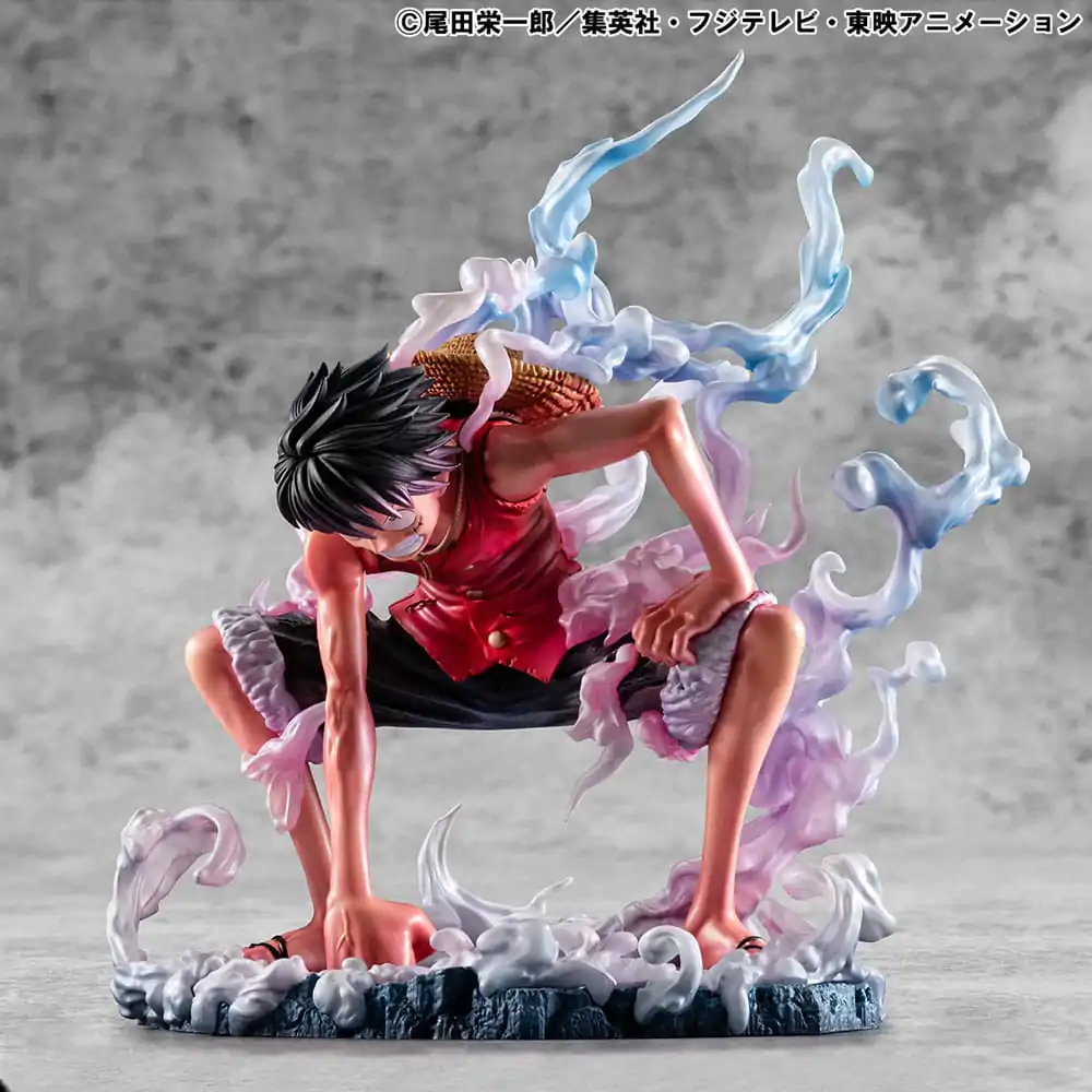 One Piece P.O.P PVC szobor figura Monkey D. Luffy Gear 2 Limitált kiadás 19 cm termékfotó