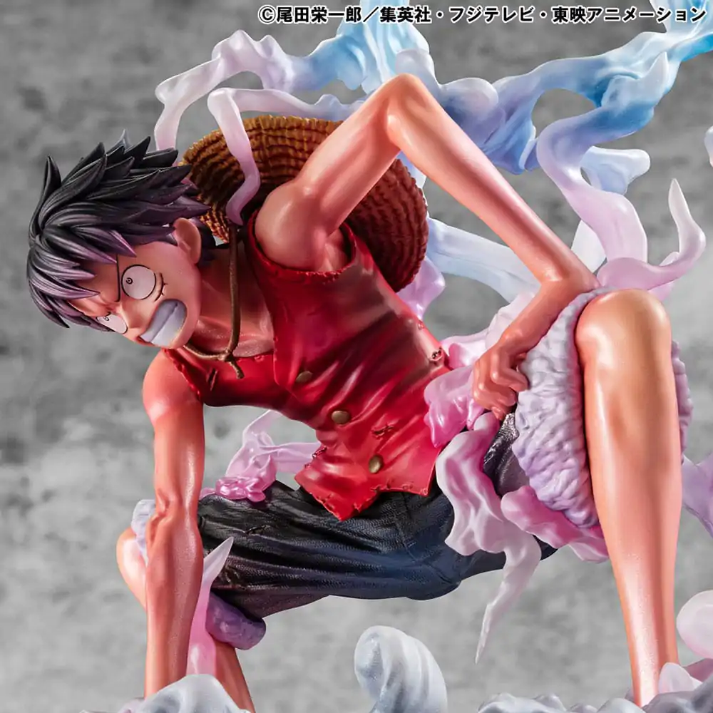 One Piece P.O.P PVC szobor figura Monkey D. Luffy Gear 2 Limitált kiadás 19 cm termékfotó