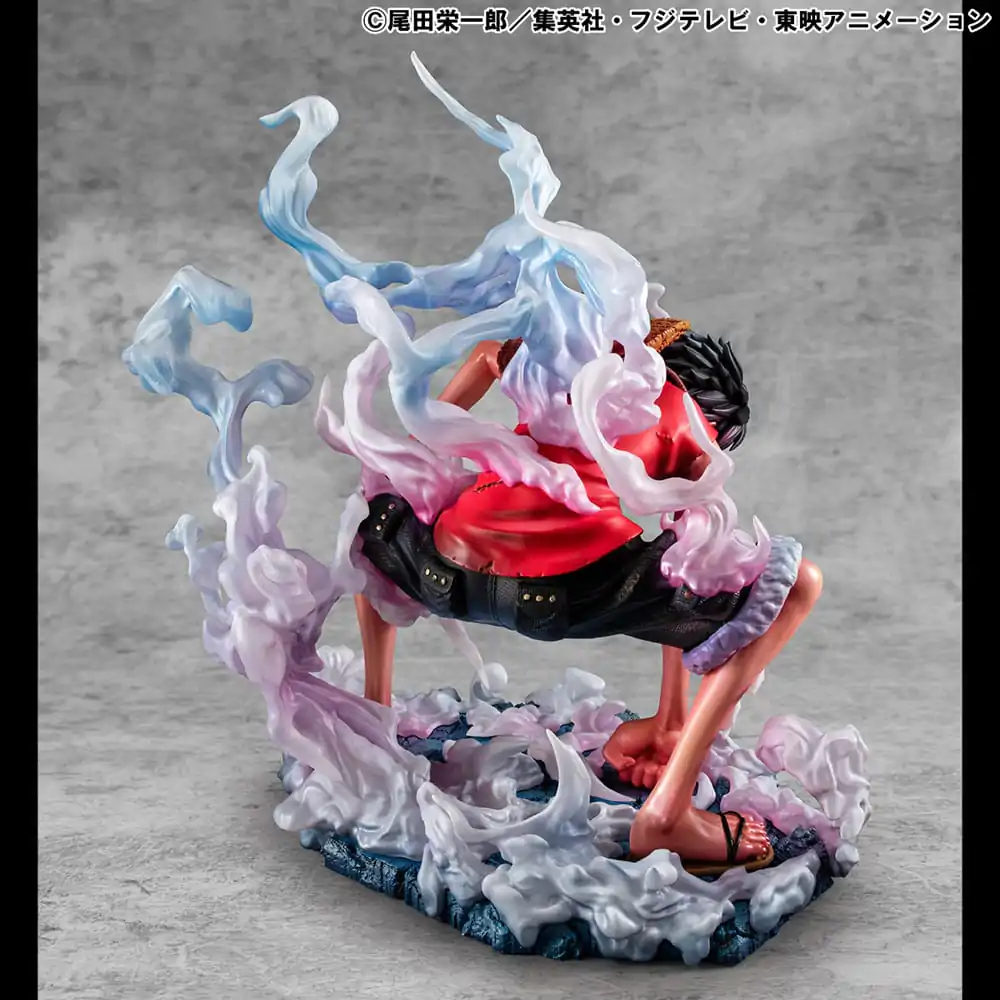 One Piece P.O.P PVC szobor figura Monkey D. Luffy Gear 2 Limitált kiadás 19 cm termékfotó