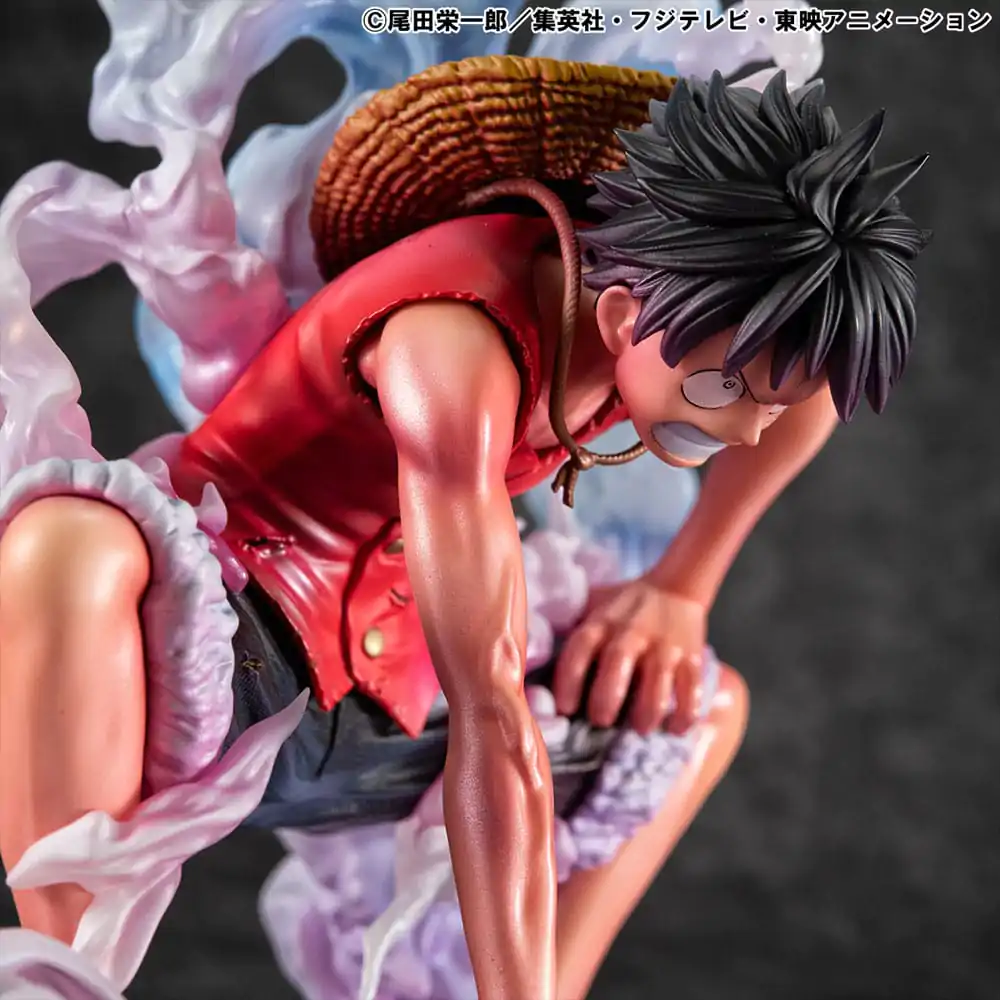 One Piece P.O.P PVC szobor figura Monkey D. Luffy Gear 2 Limitált kiadás 19 cm termékfotó