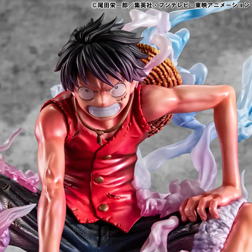 One Piece P.O.P PVC szobor figura Monkey D. Luffy Gear 2 Limitált kiadás 19 cm termékfotó