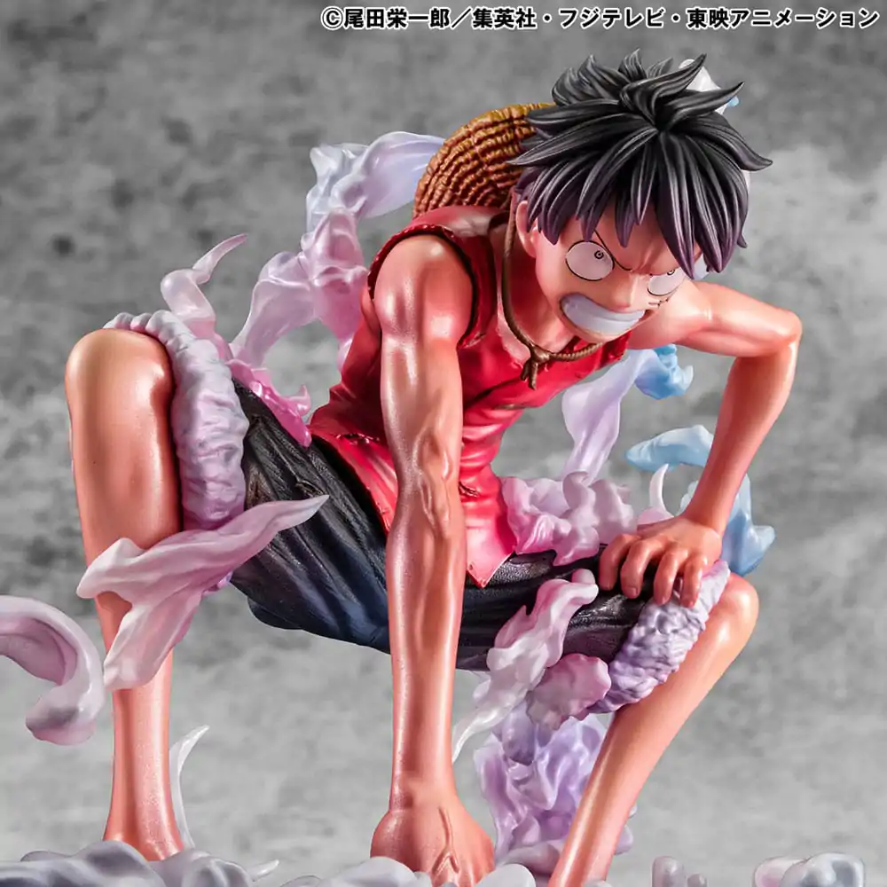 One Piece P.O.P PVC szobor figura Monkey D. Luffy Gear 2 Limitált kiadás 19 cm termékfotó