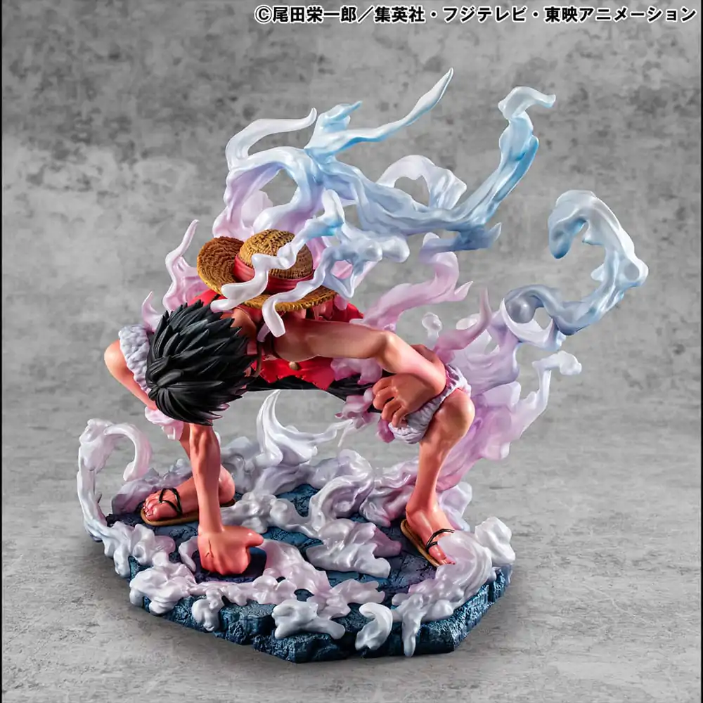 One Piece P.O.P PVC szobor figura Monkey D. Luffy Gear 2 Limitált kiadás 19 cm termékfotó