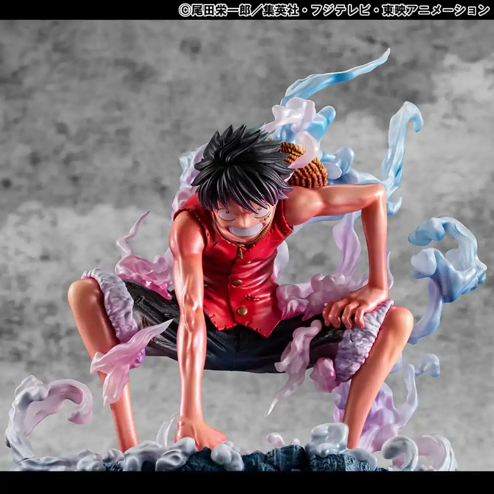 One Piece P.O.P PVC szobor figura Monkey D. Luffy Gear 2 Limitált kiadás 19 cm termékfotó