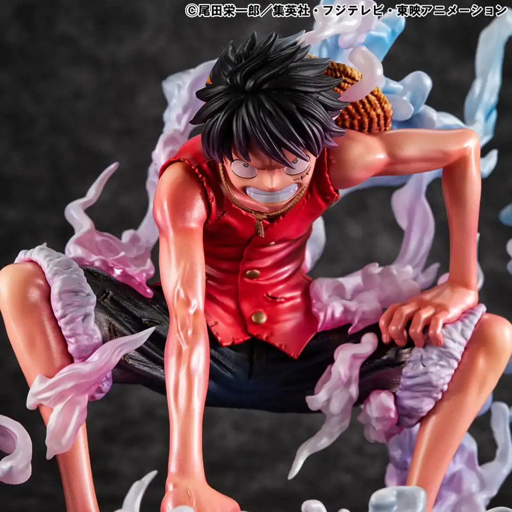 One Piece P.O.P PVC szobor figura Monkey D. Luffy Gear 2 Limitált kiadás 19 cm termékfotó