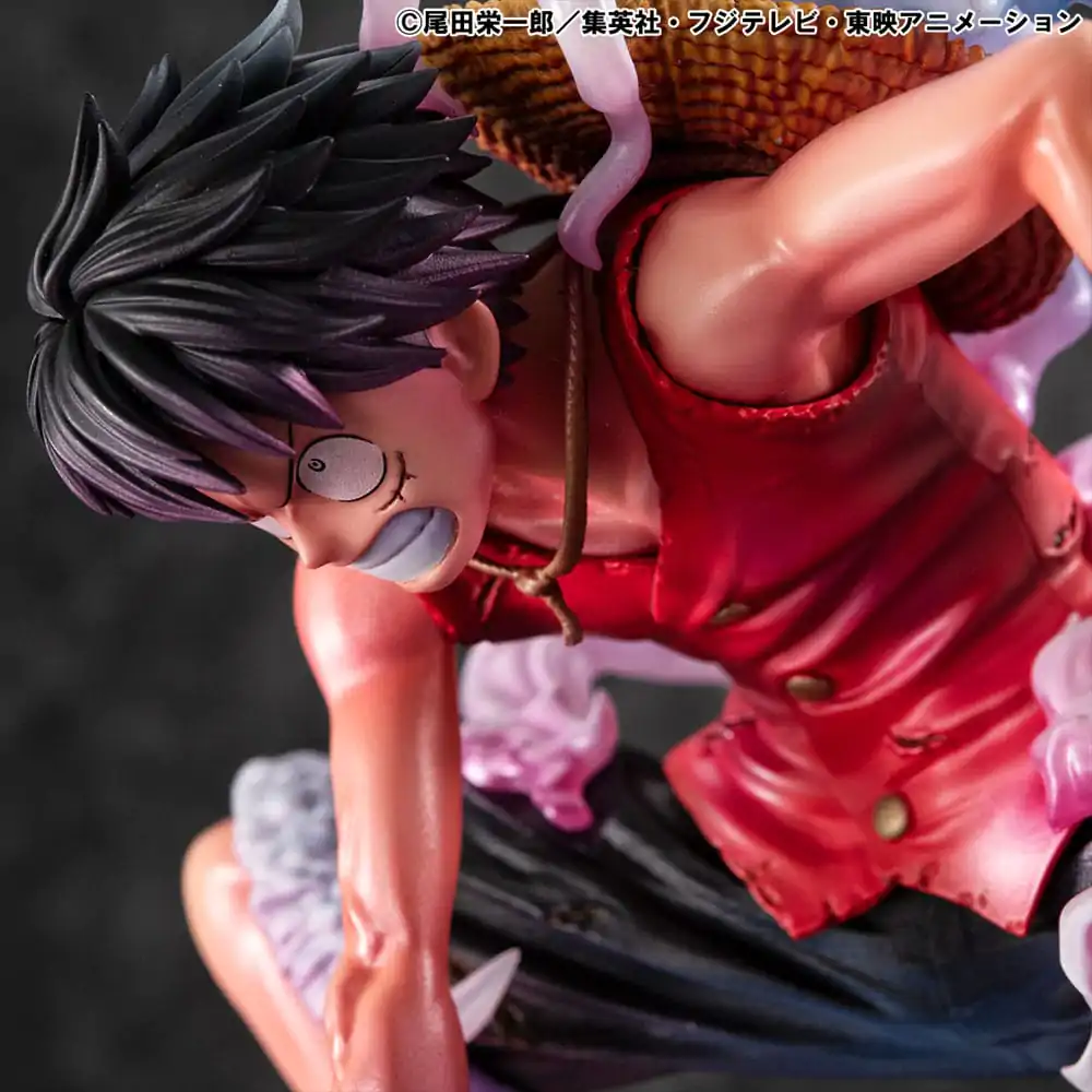 One Piece P.O.P PVC szobor figura Monkey D. Luffy Gear 2 Limitált kiadás 19 cm termékfotó