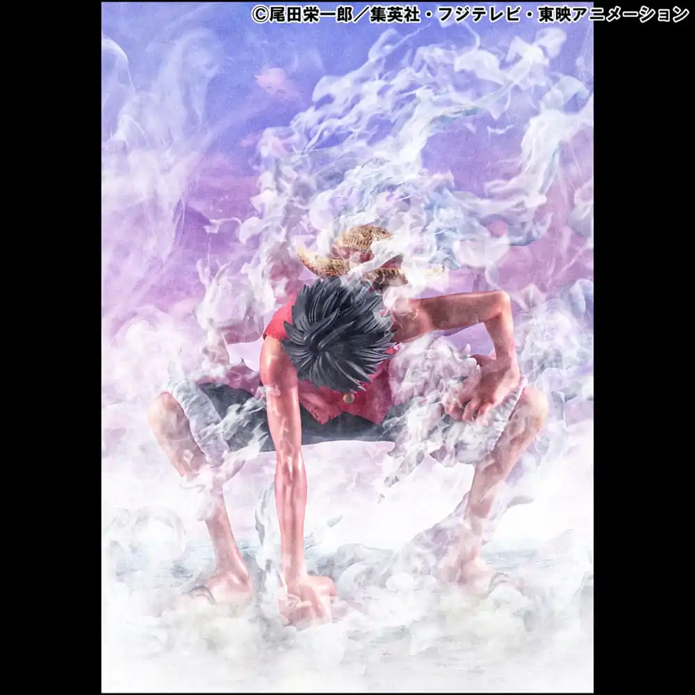 One Piece P.O.P PVC szobor figura Monkey D. Luffy Gear 2 Limitált kiadás 19 cm termékfotó