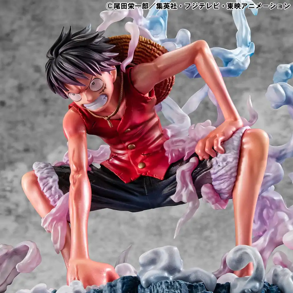 One Piece P.O.P PVC szobor figura Monkey D. Luffy Gear 2 Limitált kiadás 19 cm termékfotó