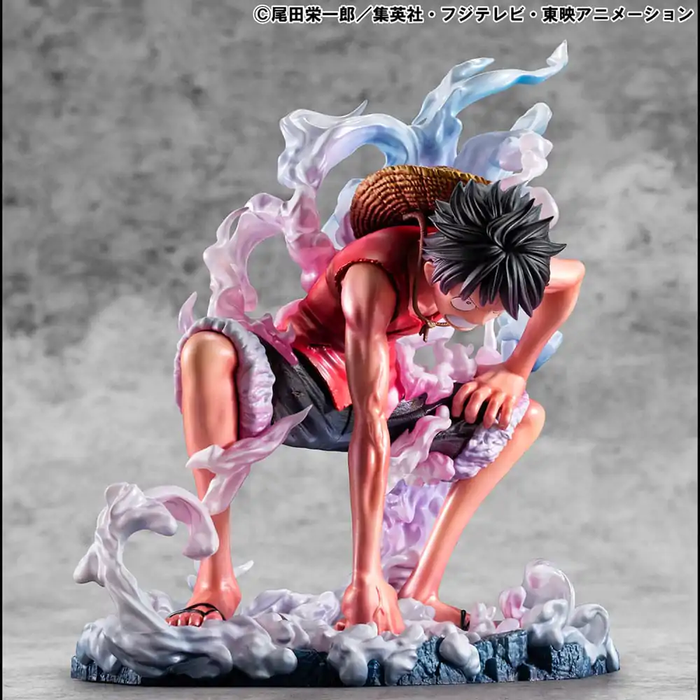 One Piece P.O.P PVC szobor figura Monkey D. Luffy Gear 2 Limitált kiadás 19 cm termékfotó