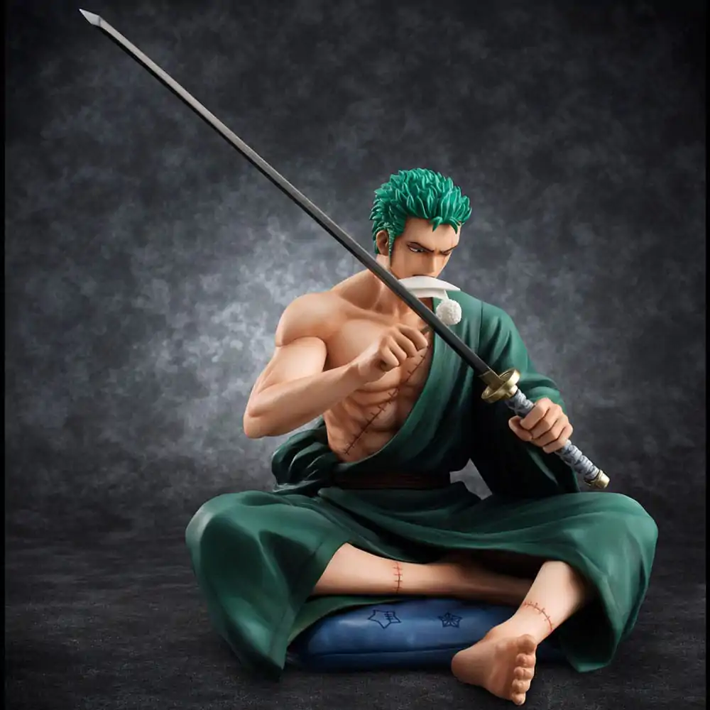 One Piece P.O.P S.O.C 1/8 Roronoa Zorro PVC szobor figura 13 cm termékfotó