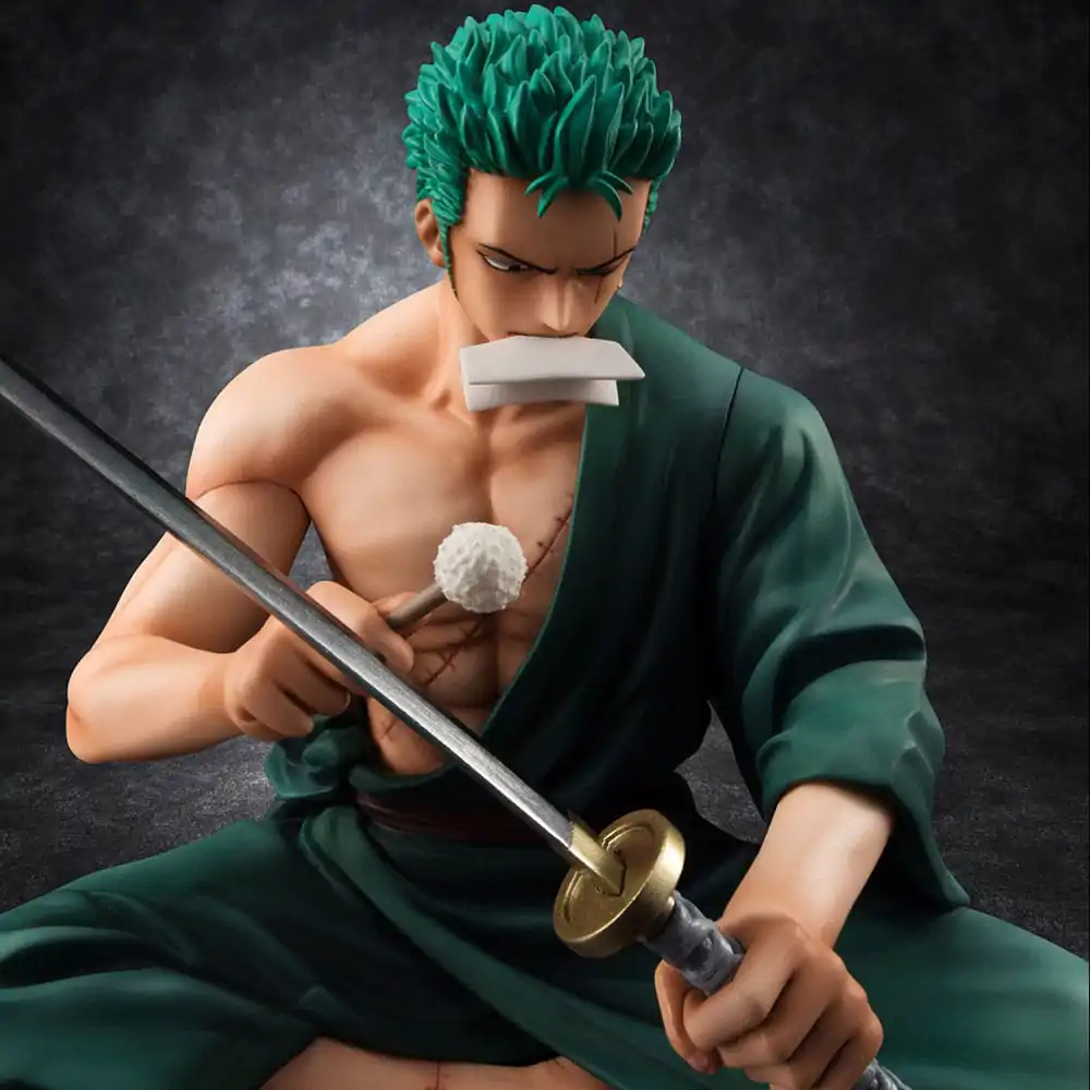 One Piece P.O.P S.O.C 1/8 Roronoa Zorro PVC szobor figura 13 cm termékfotó