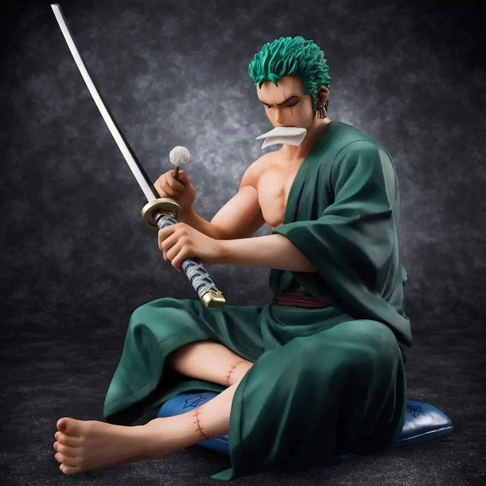 One Piece P.O.P S.O.C 1/8 Roronoa Zorro PVC szobor figura 13 cm termékfotó