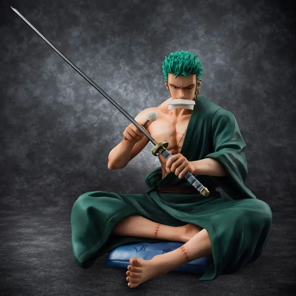 One Piece P.O.P S.O.C 1/8 Roronoa Zorro PVC szobor figura 13 cm termékfotó