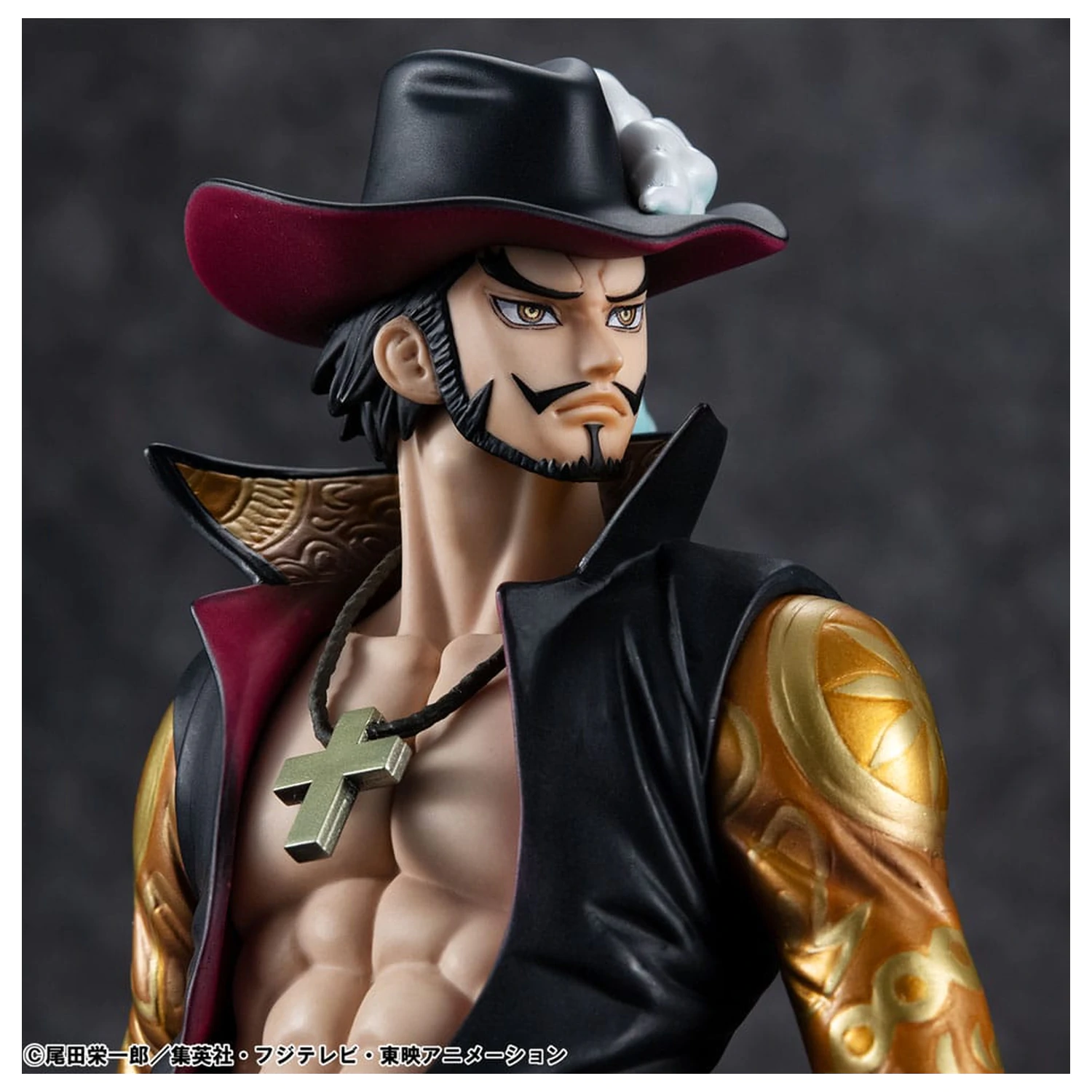 One Piece P.O.P SA-MAXIMUM Hawk Eye Dracule Mihawk Ver. R PVC szobor figura 29 cm termékfotó