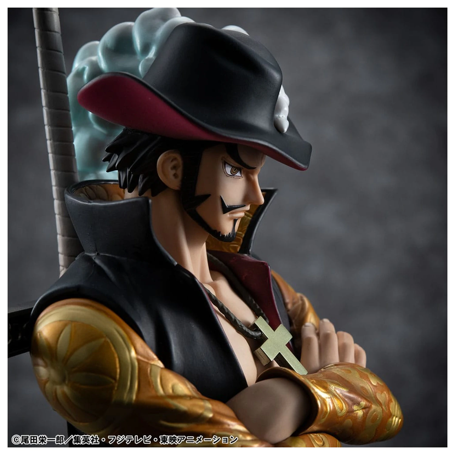 One Piece P.O.P SA-MAXIMUM Hawk Eye Dracule Mihawk Ver. R PVC szobor figura 29 cm termékfotó