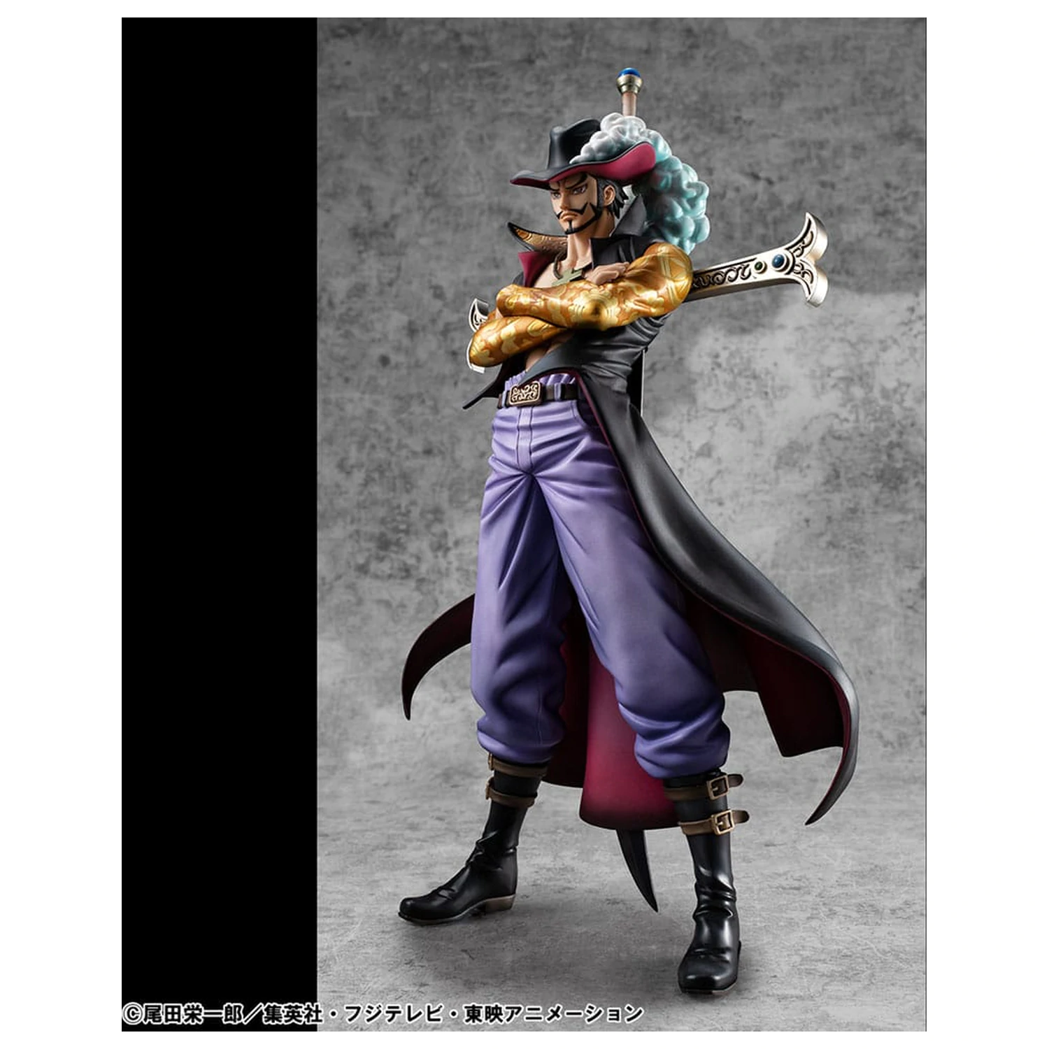 One Piece P.O.P SA-MAXIMUM Hawk Eye Dracule Mihawk Ver. R PVC szobor figura 29 cm termékfotó