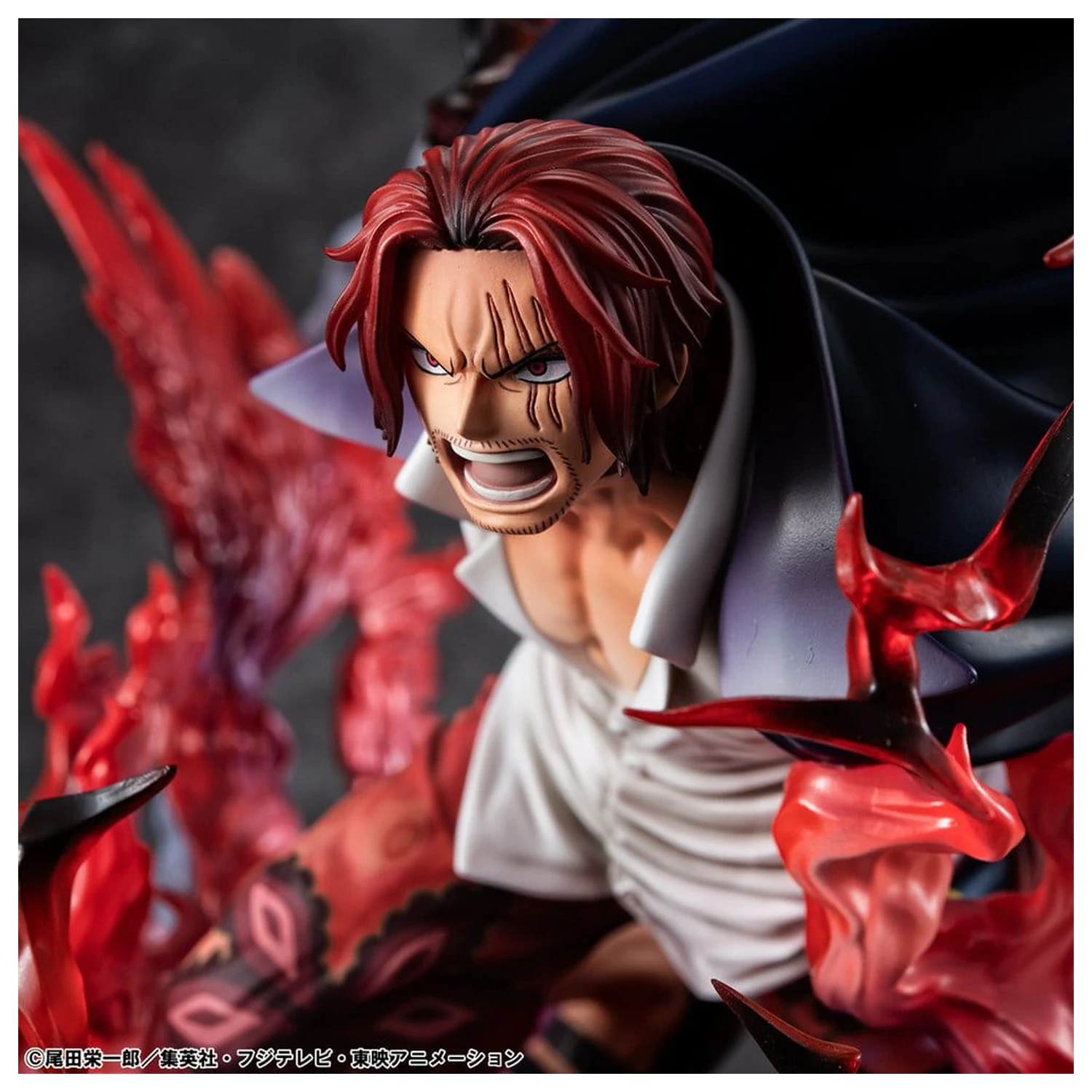 One Piece P.O.P SA-MAXIMUM Leader of Red Hair Pirates Red-Haired Shanks Kamusari PVC szobor figura 25 cm  termékfotó