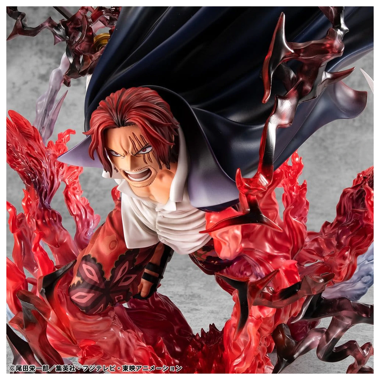 One Piece P.O.P SA-MAXIMUM Leader of Red Hair Pirates Red-Haired Shanks Kamusari PVC szobor figura 25 cm  termékfotó