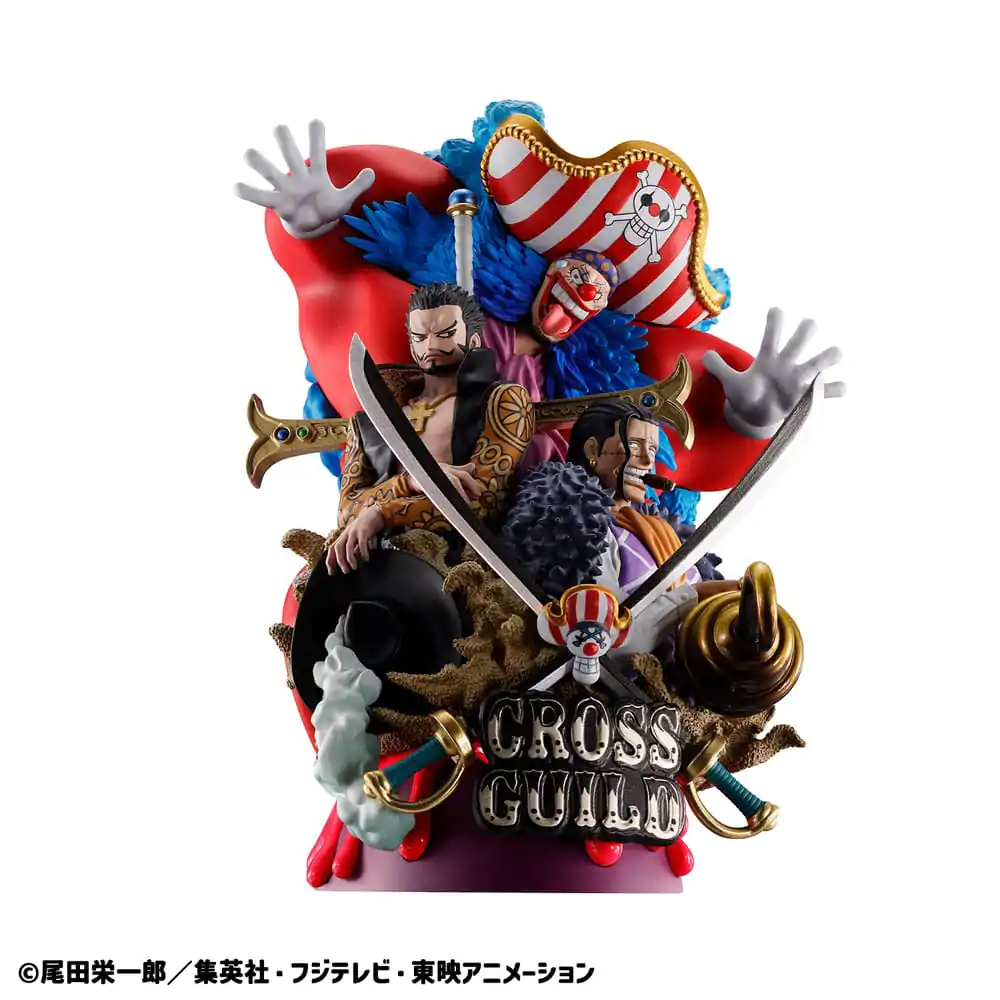 One Piece Petitrama DX Logbox Re Birth 03 Cross Guild PVC Mini szobor figura 15 cm termékfotó
