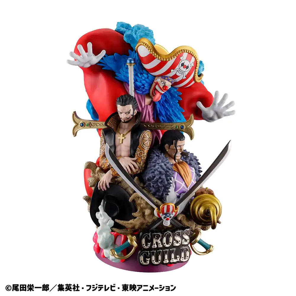 One Piece Petitrama DX Logbox Re Birth 03 Cross Guild PVC Mini szobor figura 15 cm termékfotó